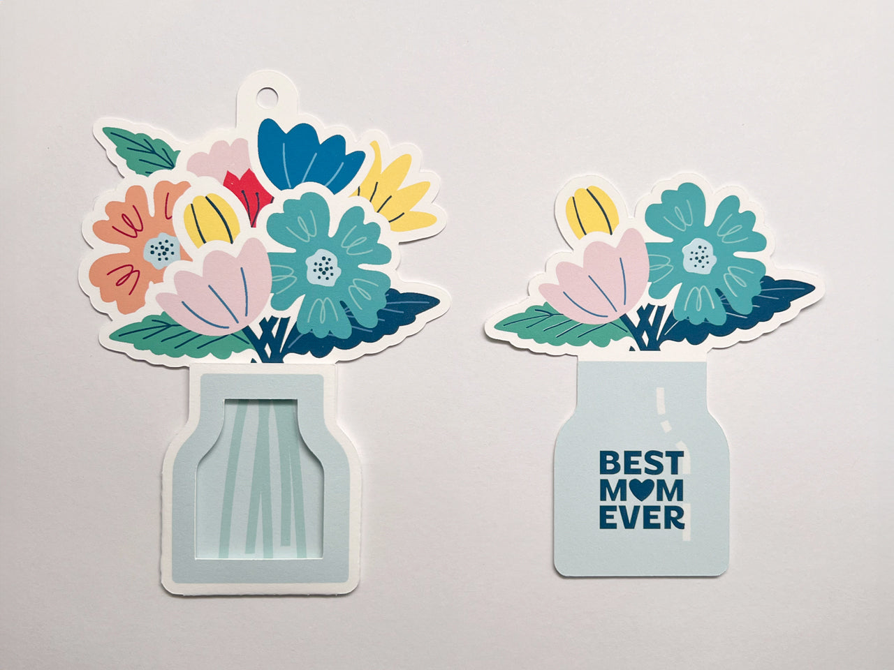 Handmade Best Mom Ever Gift Tag with Note Section - Personalize Your Gift for Mom