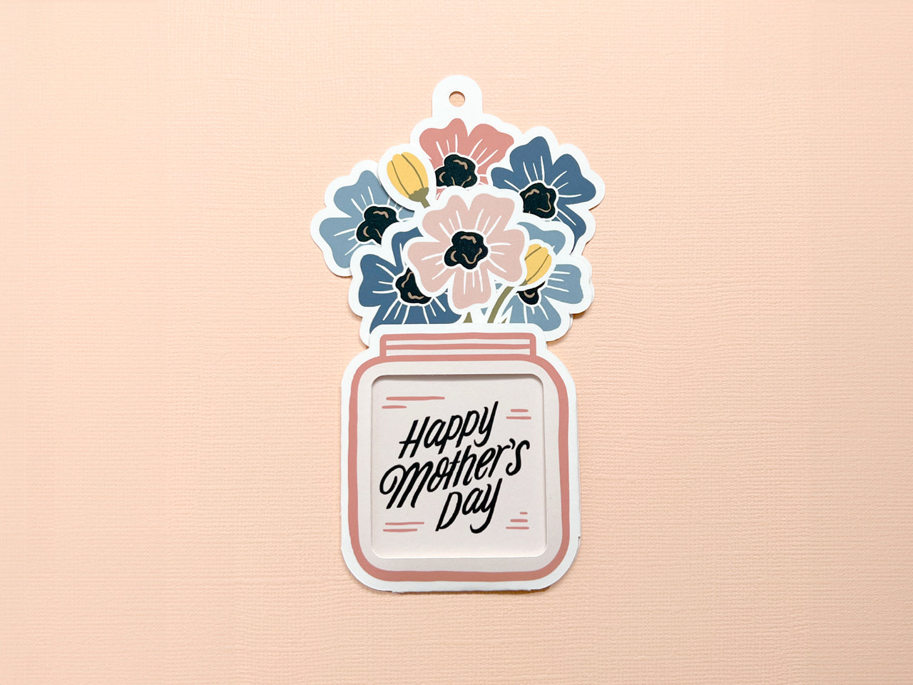 Handmade Mother's Day Gift Tag with Note Section - Personalize Your Gift with a Heartfelt Message