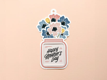 Handmade Mother's Day Gift Tag with Note Section - Personalize Your Gift with a Heartfelt Message
