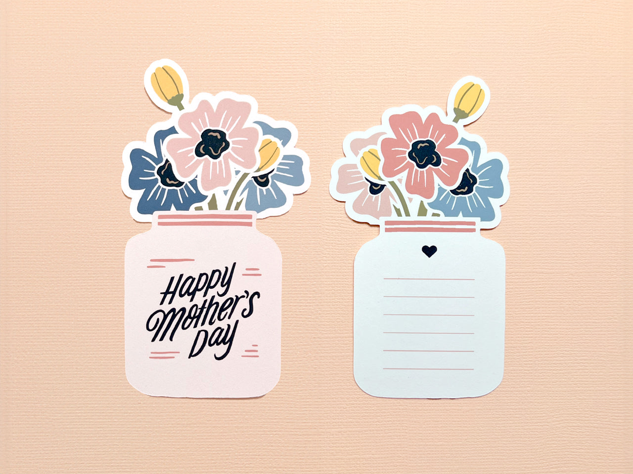 Handmade Mother's Day Gift Tag with Note Section - Personalize Your Gift with a Heartfelt Message