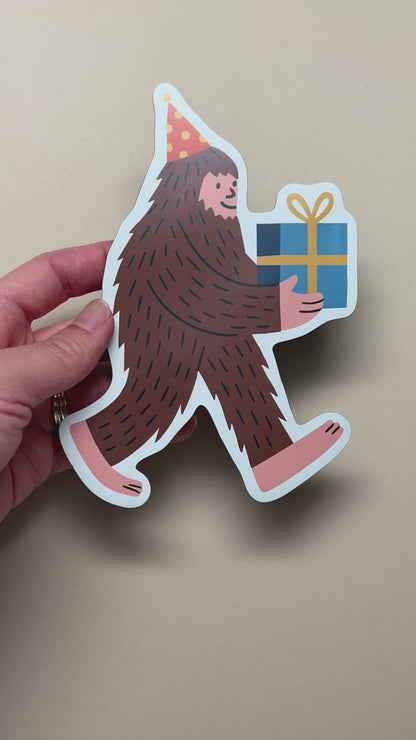 "You're Legendary" Party Sasquatch Die Cut Magnet